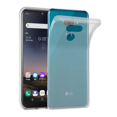 Cadorabo Case, združljiv z LG v popolnoma prozorni - zaščitni pokrov, narejen iz fleksibilnega silikona TPU