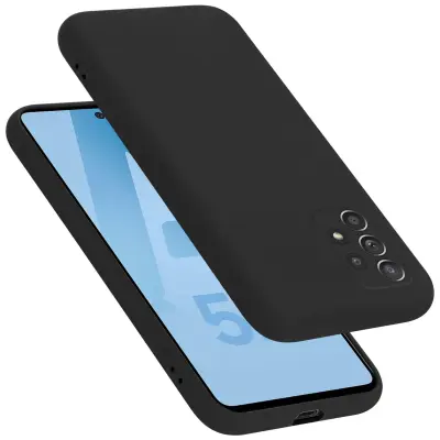Cadorabo Case, združljiv s Samsungom v tekoči črni barvi - zaščitni pokrov iz fleksibilnega silikona TPU