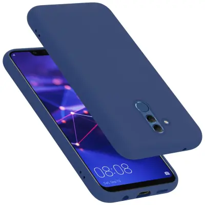 CADORABO Ohišje, združljiv s Huawei v tekoči modri barvi - zaščitni pokrov iz fleksibilnega silikona TPU