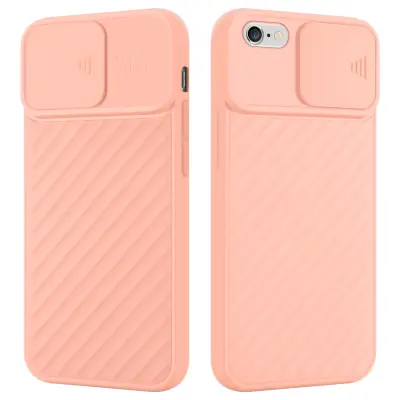 CADORABO Ohišje, združljiv z Apple v Matt Pink - Zaščitni pokrov iz fleksibilnega silikona TPU in z zaščito pred kamero