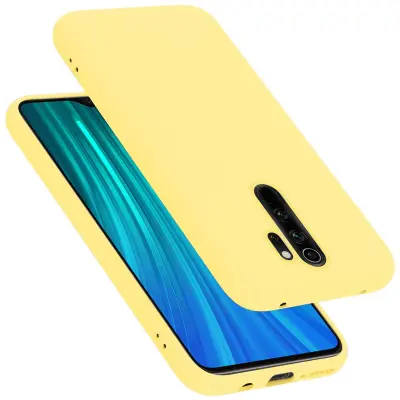 CADORABO Ohišje, združljiv s Xiaomi v tekoči rumeni - zaščitni pokrov, narejen iz fleksibilnega silikona TPU