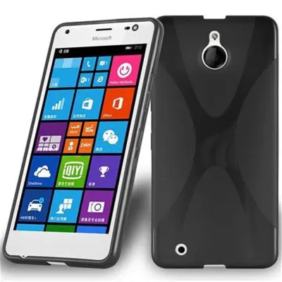 Cadorabo Case, združljiv z Nokia v oksidnem črni barvi - zaščitni pokrov iz fleksibilnega silikona TPU