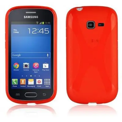 Cadorabo Case, združljiv s Samsungom v Candy Apple Red - Zaščitni pokrov iz fleksibilnega silikona TPU