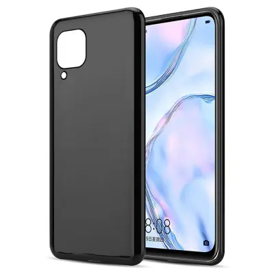 Cadorabo Case, združljiv s Huawei v črni barvi - zaščitni pokrov iz fleksibilnega silikona TPU