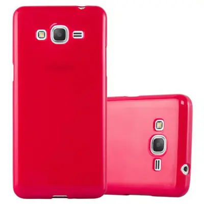CADORABO Ohišje, združljiv s Samsungom v Jelly Red - Zaščitni pokrov, narejen iz fleksibilnega silikona TPU