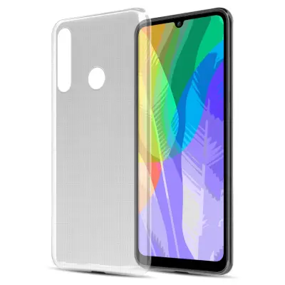 Cadorabo Case, združljiv s Huawei v popolnoma prozorni - zaščitni pokrov, narejen iz fleksibilnega silikona TPU