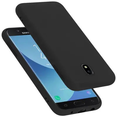 Cadorabo Case, združljiv s Samsungom v tekoči črni barvi - zaščitni pokrov iz fleksibilnega silikona TPU