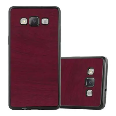 CADORABO Ohišje, združljiv s Samsungom v leseno rdečo - zaščitno prevleko iz fleksibilnega silikona TPU
