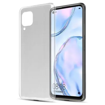 Cadorabo Case, združljiv s Huawei v popolnoma prozorni - zaščitni pokrov, narejen iz fleksibilnega silikona TPU