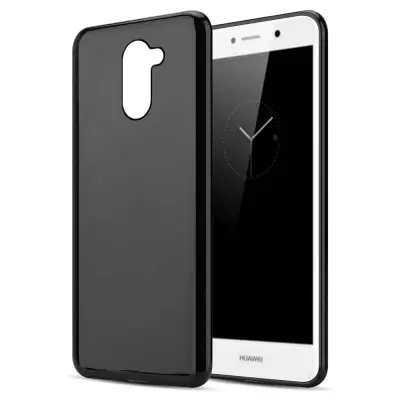 Cadorabo Case, združljiv s Huawei v črni barvi - zaščitni pokrov iz fleksibilnega silikona TPU