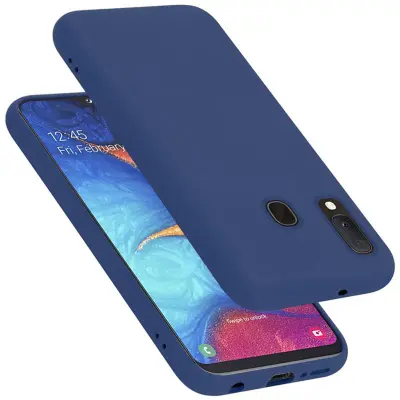 Cadorabo Case, združljiv s Samsungom v tekoči modro - zaščitni pokrov, narejen iz fleksibilnega silikona TPU