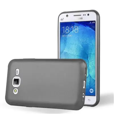Cadorabo Case, združljiv s Samsungom v kovinsko sivi - zaščitni pokrov iz fleksibilnega silikona TPU