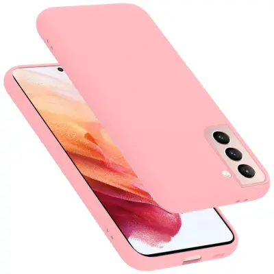 Ohišje Cadorabo, združljiv s Samsungom v tekoči roza barvi - zaščitni pokrov iz fleksibilnega silikona TPU