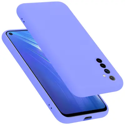 CADORABO Ohišje, združljiv z RealMe v tekoči svetlobi vijoličen - zaščitni pokrov iz fleksibilnega silikona TPU