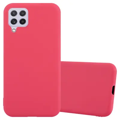 Cadorabo Case, združljiv s Samsungom v Candy Red - Zaščitni pokrov iz fleksibilnega silikona TPU