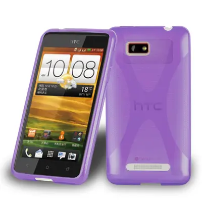 Cadorabo Case, združljiv s HTC v pastelni vijolični barvi - zaščitni pokrov iz fleksibilnega silikona TPU