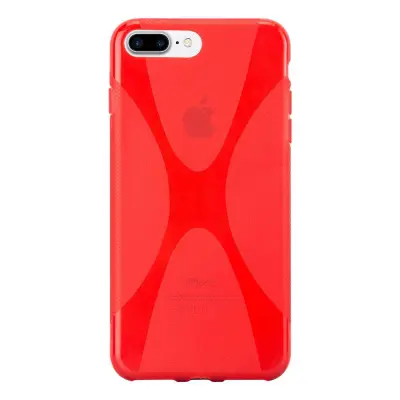 CADORABO Ohišje, združljiv z Apple v Candy Apple Red - Zaščitna prevleka iz fleksibilnega silikona TPU