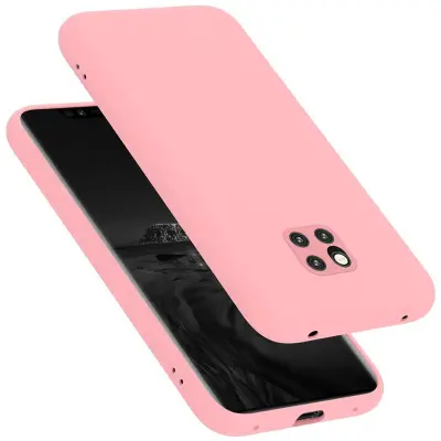 CADORABO Ohišje, združljiv s Huawei v tekoči roza barvi - zaščitni pokrov iz fleksibilnega silikona TPU