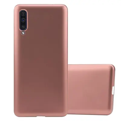 CADORABO CARE, združljiv s Samsungom v kovinskem rosă ‰ Gold - zaščitni pokrov iz fleksibilnega silikona TPU