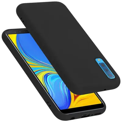 Cadorabo Case, združljiv s Samsungom v tekoči črni barvi - zaščitni pokrov iz fleksibilnega silikona TPU
