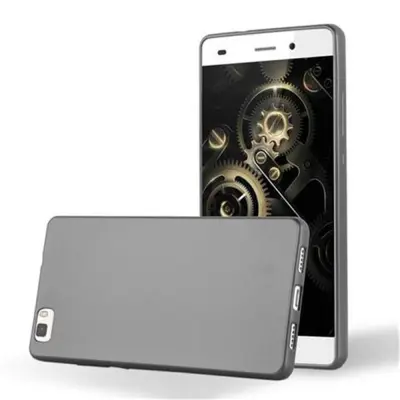 Cadorabo Case, združljiv s Huawei v kovinsko sivi barvi - zaščitni pokrov iz fleksibilnega silikona TPU