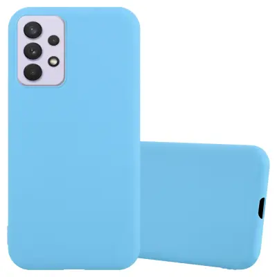 CADORABO Ohišje, združljiv s Samsungom v Candy Blue - Zaščitni pokrov iz fleksibilnega silikona TPU