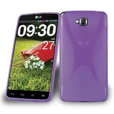 Cadorabo Case, združljiv z LG v pastelni vijolični barvi - zaščitni pokrov iz fleksibilnega silikona TPU