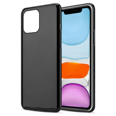 CADORABO Ohišje, združljiv z Apple v črni barvi - zaščitni pokrov iz fleksibilnega silikona TPU