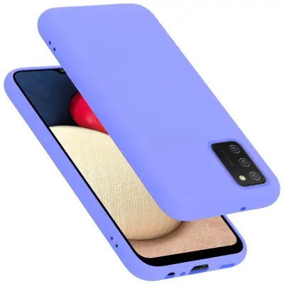 CADORABO Ohišje, združljiv s Samsungom v tekoči lahki vijolični barvi - zaščitni pokrov iz fleksibilnega silikona TPU