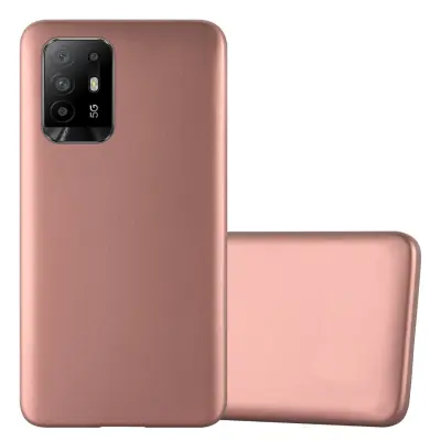 Primer Cadorabo, združljiv z OPPO v kovinskem rosă ‰ Gold - zaščitni pokrov iz fleksibilnega silikona TPU