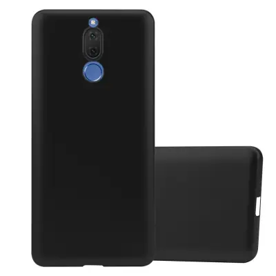 Cadorabo Case, združljiv s Huawei v kovinski črni barvi - zaščitni pokrov iz fleksibilnega silikona TPU