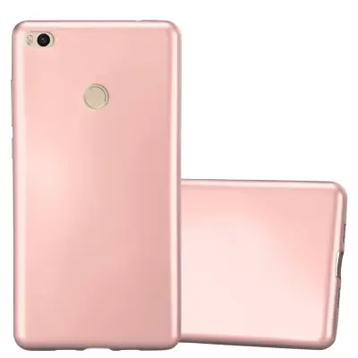 Cadorabo Case, združljiv s Xiaomi v kovinskem rosă ‰ Gold - zaščitni pokrov iz fleksibilnega silikona TPU