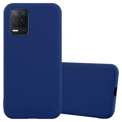 Cadorabo Case, združljiv z Realme v Candy Tarmno Blue - zaščitna prevleka iz fleksibilnega silikona TPU