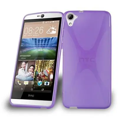 Cadorabo Case, združljiv s HTC v pastelni vijolični barvi - zaščitni pokrov iz fleksibilnega silikona TPU