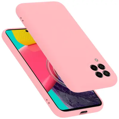 Ohišje Cadorabo, združljiv s Samsungom v tekoči roza barvi - zaščitni pokrov iz fleksibilnega silikona TPU