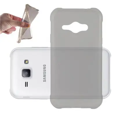 Cadorabo Case, združljiv s Samsungom v prozornem črnem - zaščitnem pokrovu, narejen iz fleksibilnega silikona TPU