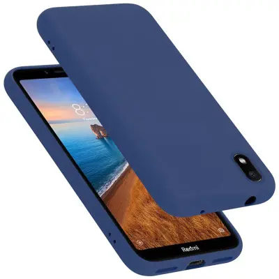 CADORABO Ohišje, združljiv s Xiaomi v tekoči modri barvi - zaščitni pokrov iz fleksibilnega silikona TPU