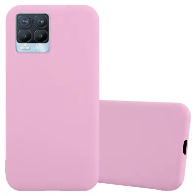Cadorabo Case, združljiv z Realme v Candy Pink - Zaščitni pokrov iz fleksibilnega silikona TPU