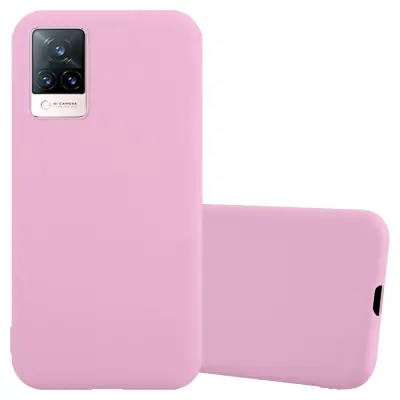 Cadorabo Case, združljiv z vivo v Candy Pink - Zaščitni pokrov iz fleksibilnega silikona TPU