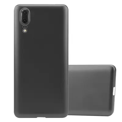 Cadorabo Case, združljiv s Huawei v kovinsko sivi barvi - zaščitni pokrov iz fleksibilnega silikona TPU