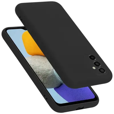 Cadorabo Case, združljiv s Samsungom v tekoči črni barvi - zaščitni pokrov iz fleksibilnega silikona TPU