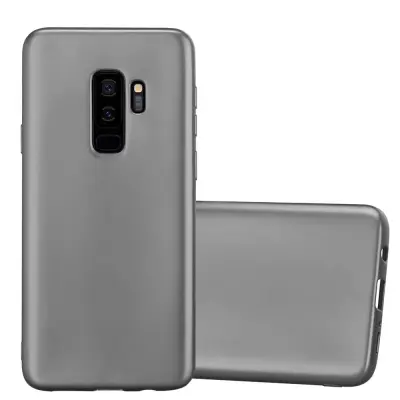 Cadorabo Case, združljiv s Samsungom v kovinsko sivi - zaščitni pokrov iz fleksibilnega silikona TPU