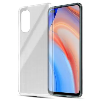 Primer Cadorabo, združljiv z OPPO v popolnoma prozornem - zaščitnem pokrovu, narejen iz fleksibilnega silikona TPU