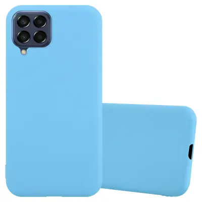 CADORABO Ohišje, združljiv s Samsungom v Candy Blue - Zaščitni pokrov iz fleksibilnega silikona TPU