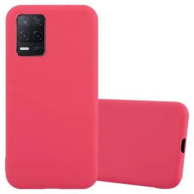 Cadorabo Case, združljiv z Realme v Candy Red - Zaščitni pokrov iz fleksibilnega silikona TPU