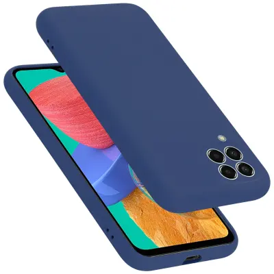 Cadorabo Case, združljiv s Samsungom v tekoči modro - zaščitni pokrov, narejen iz fleksibilnega silikona TPU