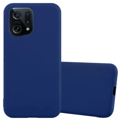 Cadorabo Case, združljiv z OPPO v Candy Tarmno Blue - Zaščitni pokrov iz fleksibilnega silikona TPU
