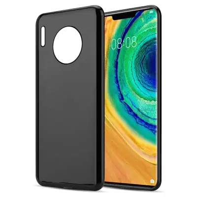 Cadorabo Case, združljiv s Huawei v črni barvi - zaščitni pokrov iz fleksibilnega silikona TPU