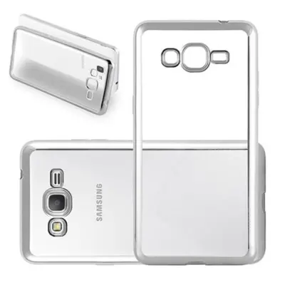 Cadorabo Case, združljiv s Samsungom v Chrome Silver - Zaščitni pokrov, narejen iz fleksibilnega silikona TPU
