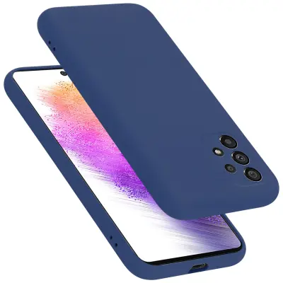 Cadorabo Case, združljiv s Samsungom v tekoči modro - zaščitni pokrov, narejen iz fleksibilnega silikona TPU